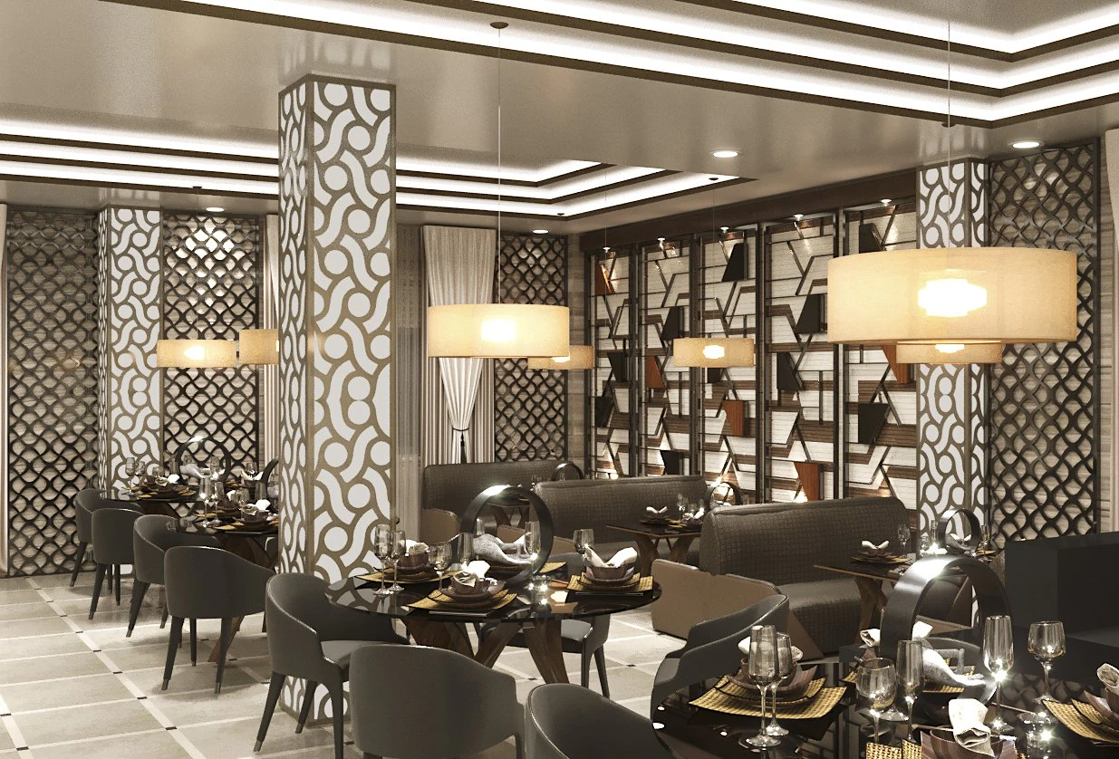 resturant interior 3D Model .c4d .max .obj .3ds .fbx .stl .blend 