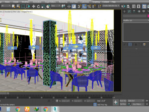 resturant interior 3D Model