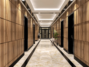 hotel corridor interior 3D Модель