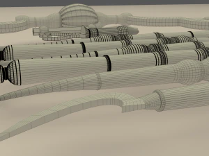 medieval instruments for trepanation 3D Model