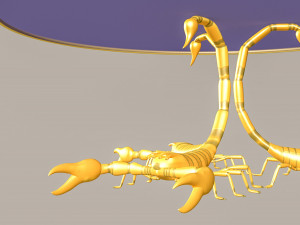 Scorpion Style Table 3D-Modell
