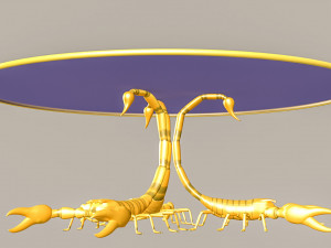 Scorpion Style Table 3D-Modell
