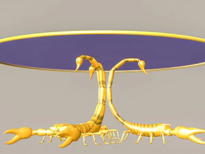 Scorpion Style Table 3D Model