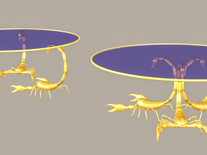Scorpion Style Table 3D-Modell