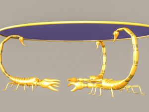 Scorpion Style Table 3D-Modell