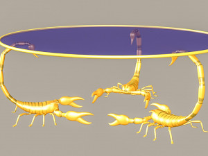 Scorpion Style Table 3D-Modell