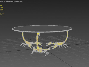 Scorpion Style Table 3D-Modell