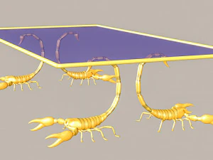 Scorpion style Table 3D Model