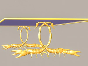 Scorpion style Table 3D Model