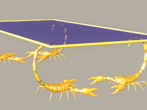 Scorpion style Table 3D Model