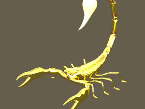 Scorpion style Table Lamp 3D Model