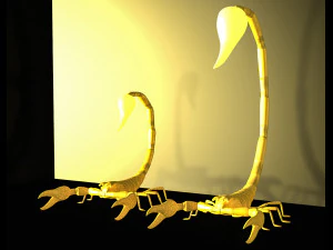 Scorpion style Table Lamp 3D Model