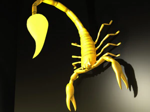 Scorpion style Wall Lamp 3D Model