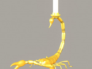 Scorpion Candlestick 3D मॉडल