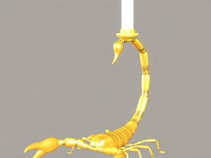 Scorpion Candlestick 3D Model