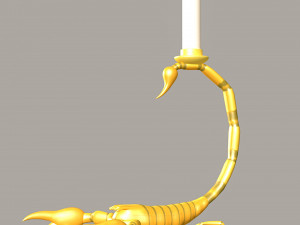 Scorpion Candlestick 3D मॉडल