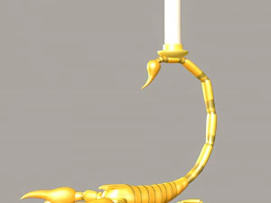 Scorpion Candlestick 3D Model