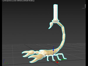 Scorpion Candlestick 3D मॉडल