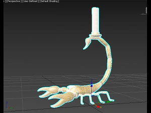 Scorpion Candlestick 3D Model