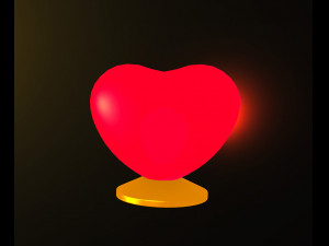 Heart Lamp 3D Модель