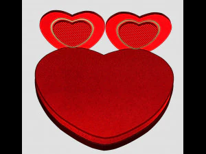 Heart Bed 3D Model
