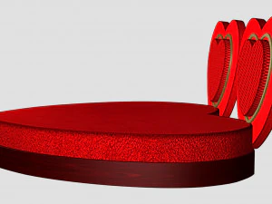 Heart Bed 3D Model
