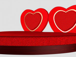Heart Bed 3D Model
