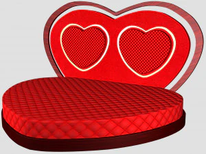 Heart Bed 3D Model