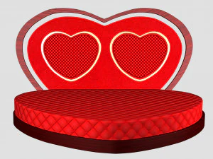 Heart Bed 3D Model