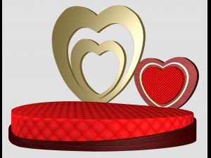 Heart Bed 3D Model