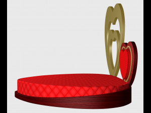 Heart Bed 3Dモデル