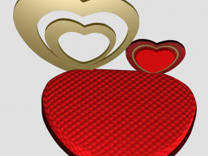 Heart Bed 3Dモデル
