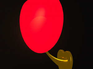 Heart style Wall Lamp 3D-Modell