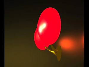 Heart style Wall Lamp 3D Model