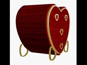 Bedside Table 3D Model