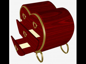 Bedside Table 3D Model