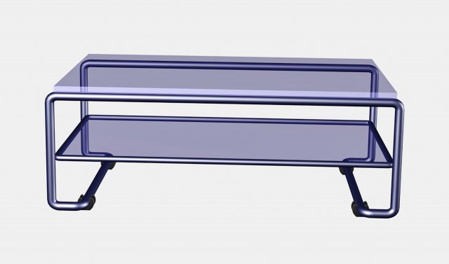 Coffee Table from interior set Model 3D .c4d .max .obj .3ds .fbx .stl .blend 