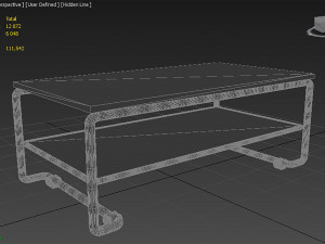 Coffee Table from interior set Model 3D