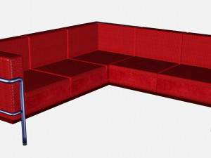 Corner Sofa from interior set 3D मॉडल