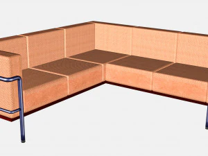 Corner Sofa from interior set 3D Model