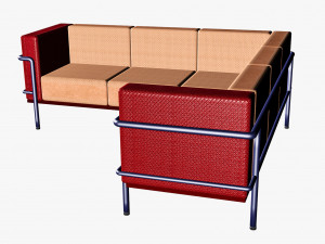 Corner Sofa from interior set 3D मॉडल