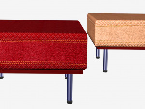 Pouf from interior set 3D Modell