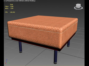 Pouf from interior set 3D Modell