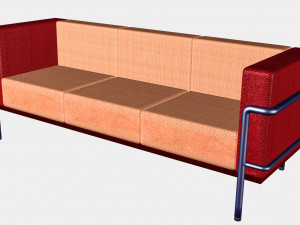 Sofa from interior set 3D Model
