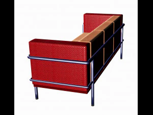 Sofa from interior set 3D Model