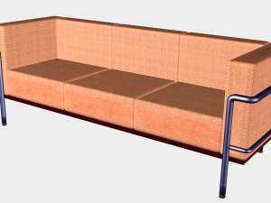 Sofa from interior set 3D Model