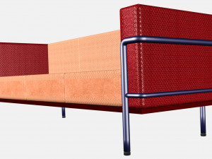 Sofa from interior set 3D 모델