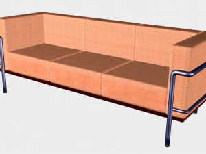 Sofa from interior set 3D Model