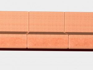 Sofa from interior set 3D 모델