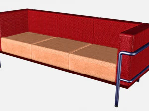 Sofa from interior set 3D Model
